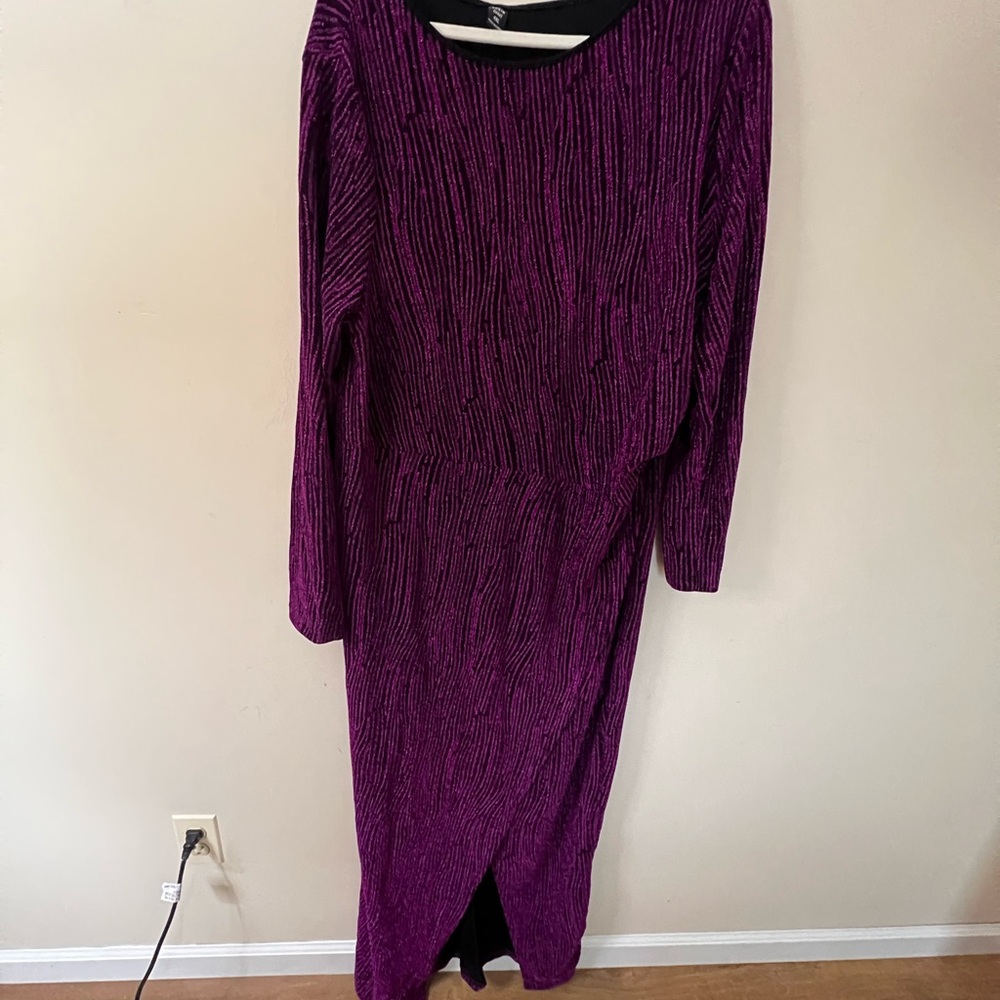 Elegant Purple Women's Dress